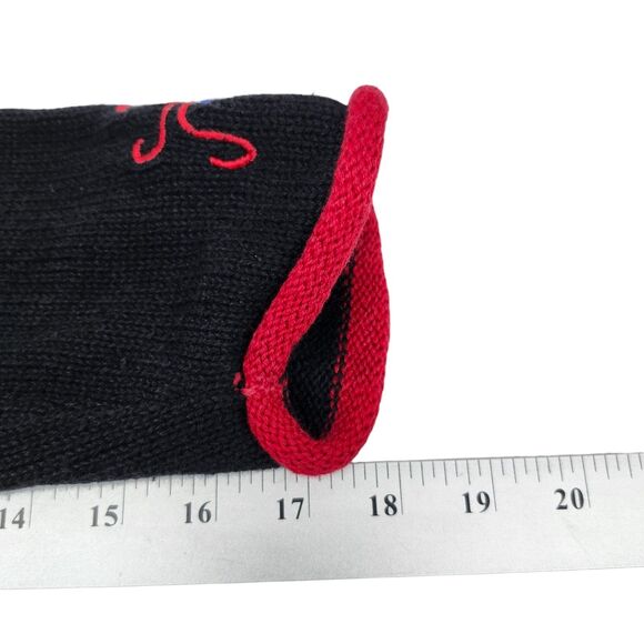 Tiara International Christmas Cardigan Sweater Womens Medium Black Red VTG 2004 - Picture 8 of 8